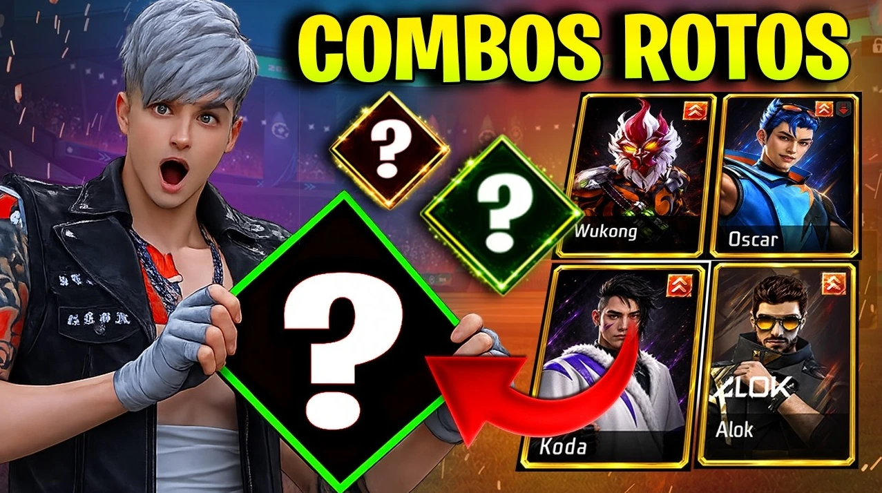 Combos rotos de personajes en Free Fire