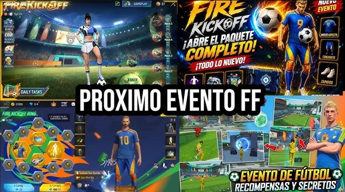 Proximo evento del mundial de futbol en Free Fire